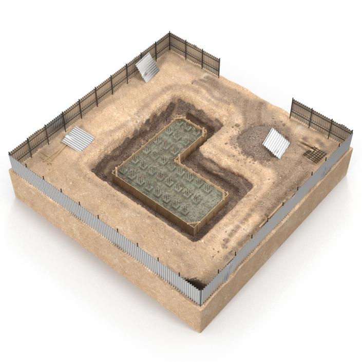 3D Construction Pit 5 model