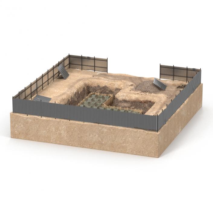 3D Construction Pit 5 model