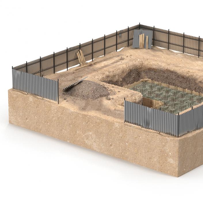 3D Construction Pit 5 model