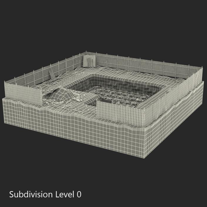 3D Construction Pit 5 model