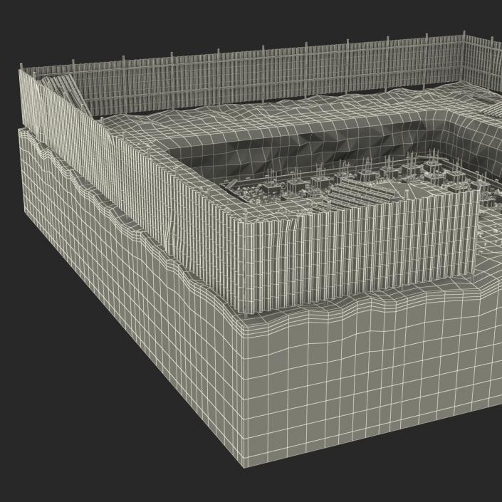 3D Construction Pit 5 model