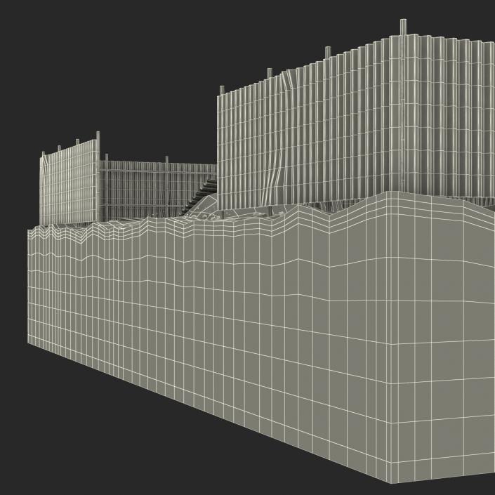 3D Construction Pit 5 model