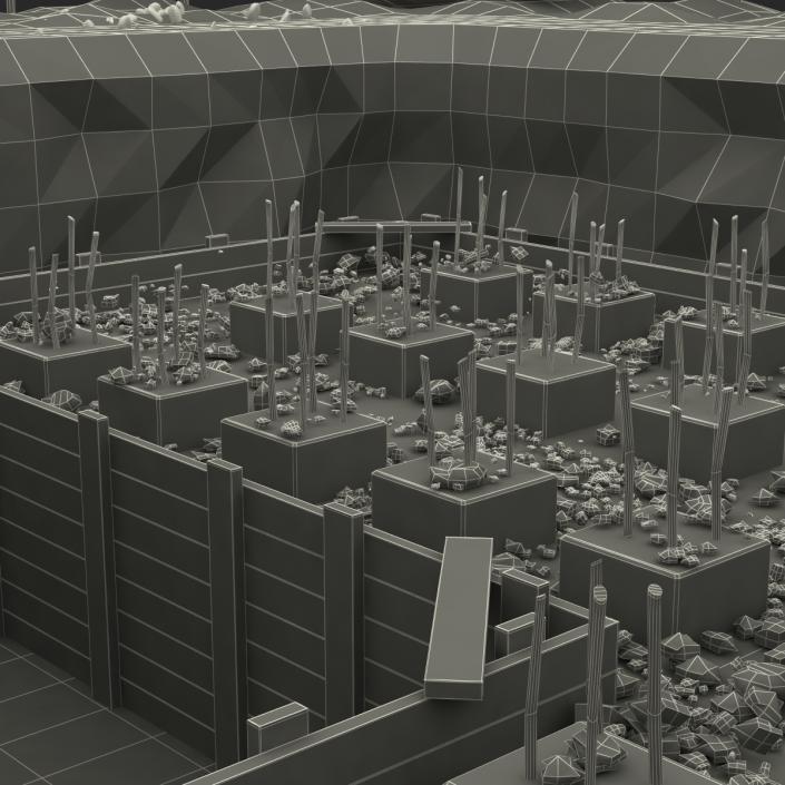 3D Construction Pit 5 model