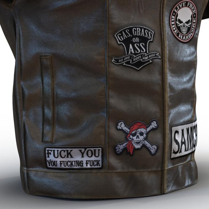 Biker Vest 2 3D