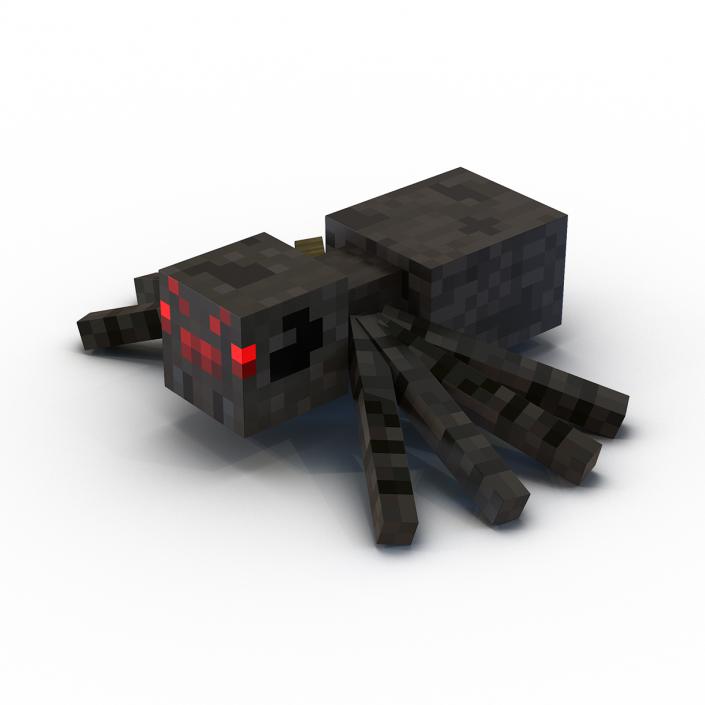 3D Minecraft Spider