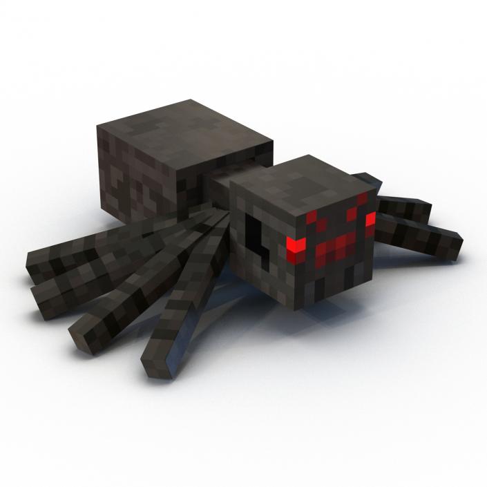 3D Minecraft Spider