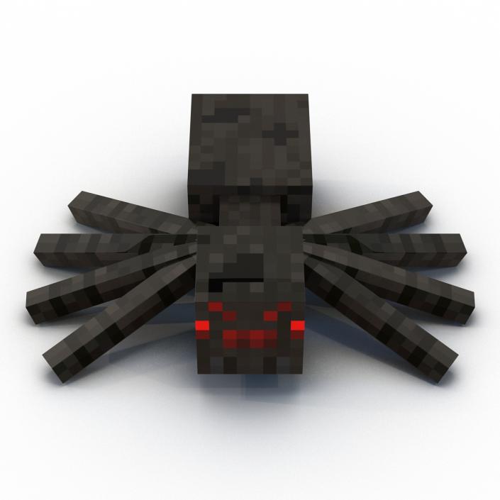 3D Minecraft Spider