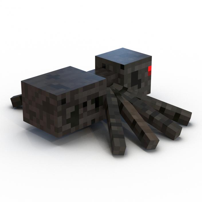 3D Minecraft Spider