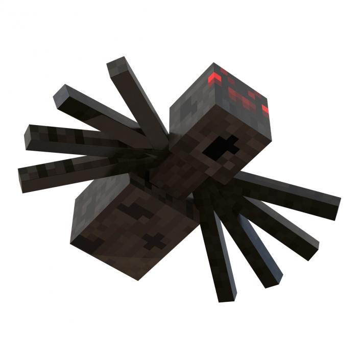 3D Minecraft Spider