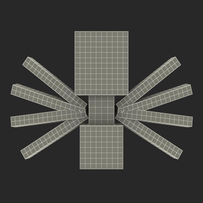 3D Minecraft Spider Rigged model