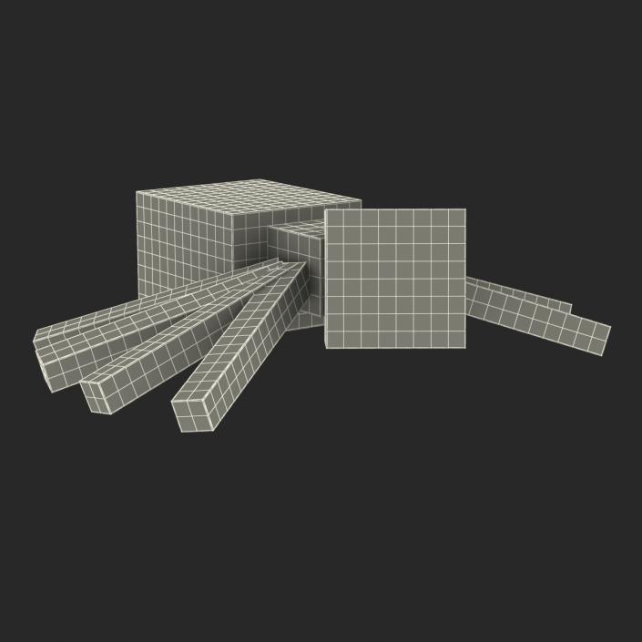 3D Minecraft Spider Rigged model