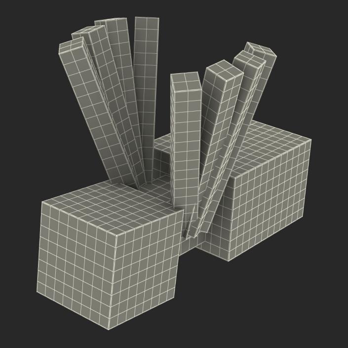 3D Minecraft Spider Rigged model