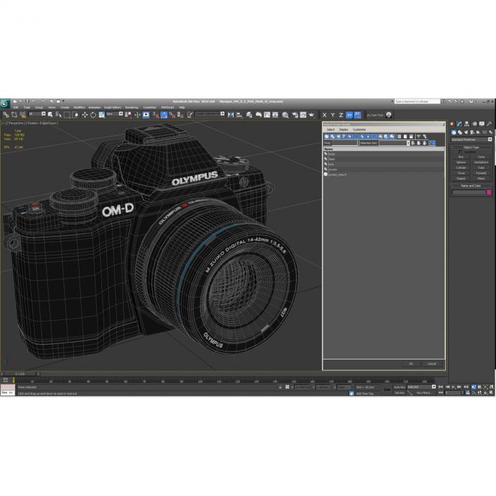 3D Olympus OM-D E-M10 Mark II