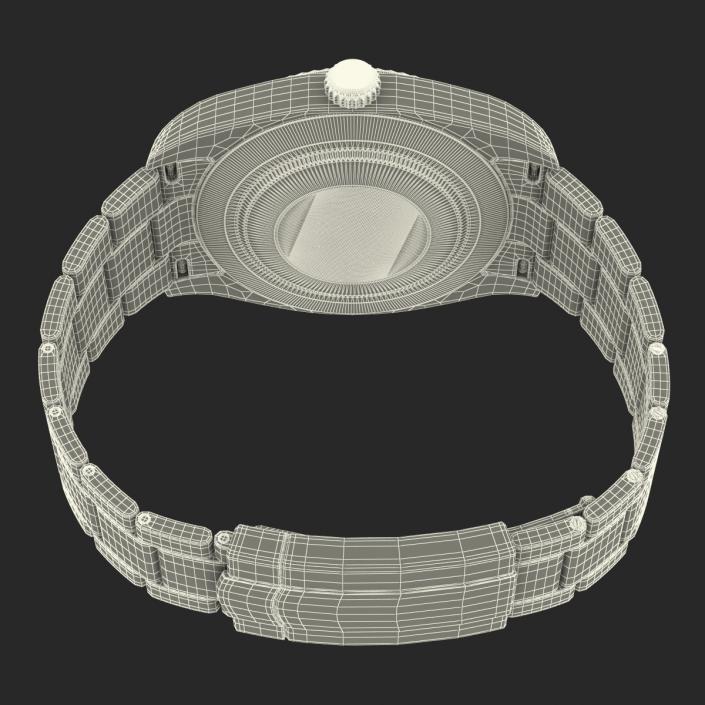 Rolex Datejust Steel and Gold 36mm 3D model