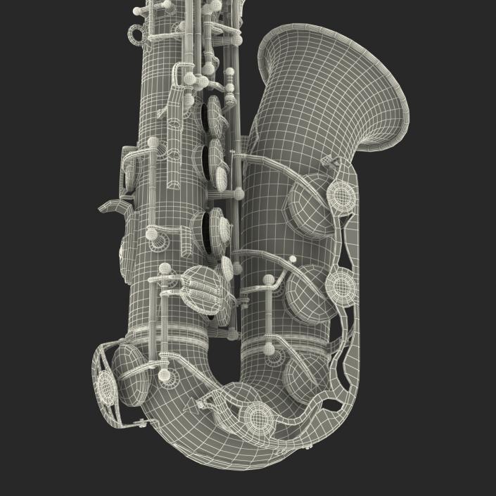 3D model Black Saxophone