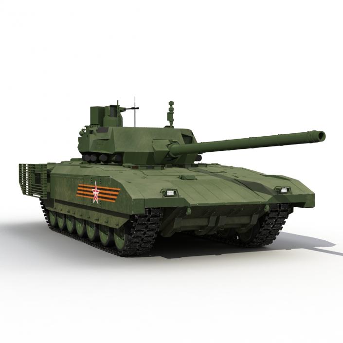 3D Russian Main Battle Tank T-14 Armata