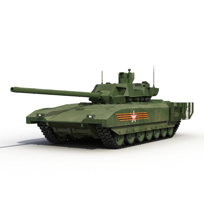 3D Russian Main Battle Tank T-14 Armata