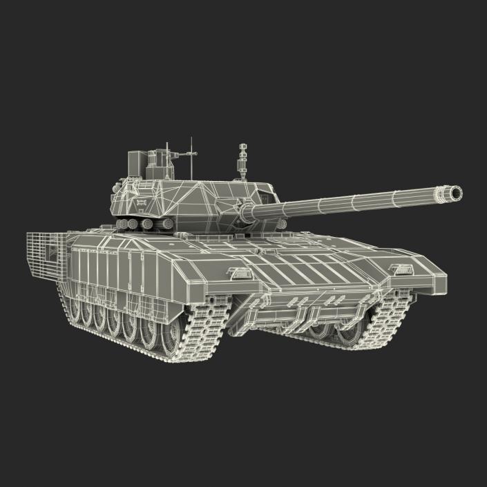 3D Russian Main Battle Tank T-14 Armata