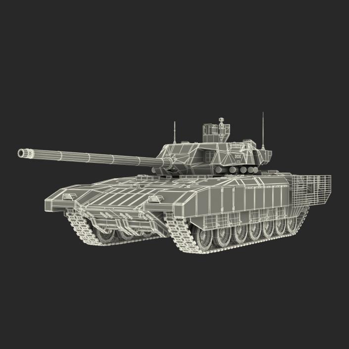 3D Russian Main Battle Tank T-14 Armata