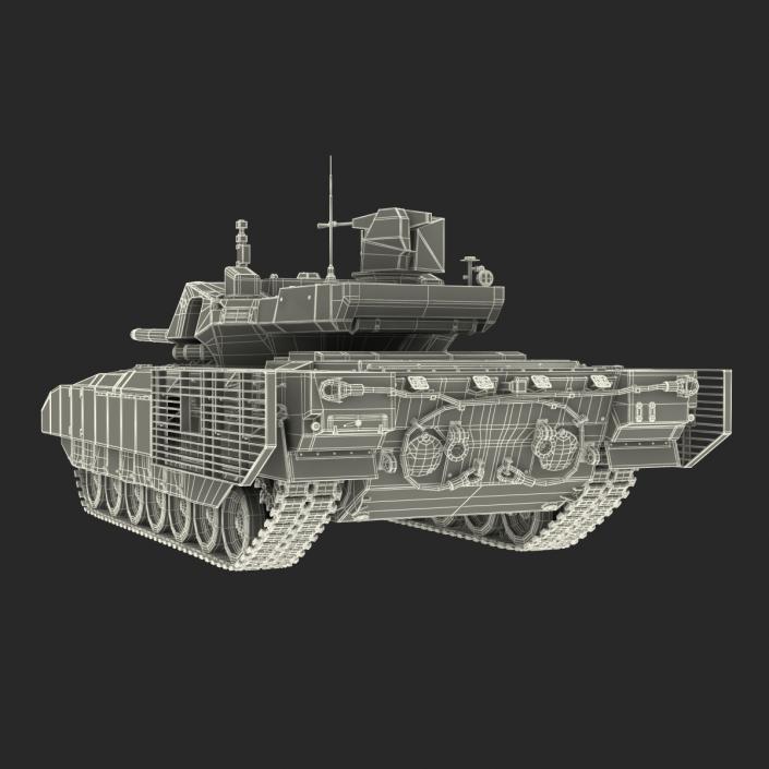 3D Russian Main Battle Tank T-14 Armata