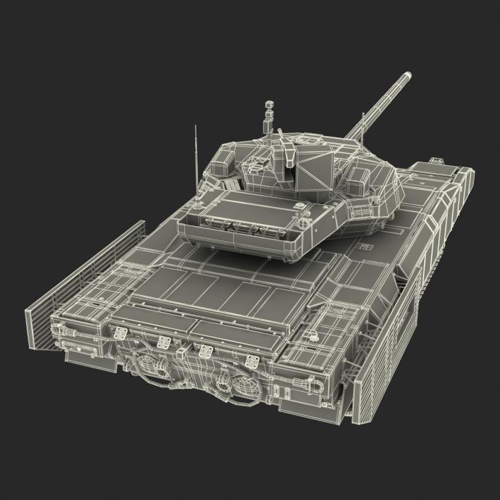 3D Russian Main Battle Tank T-14 Armata