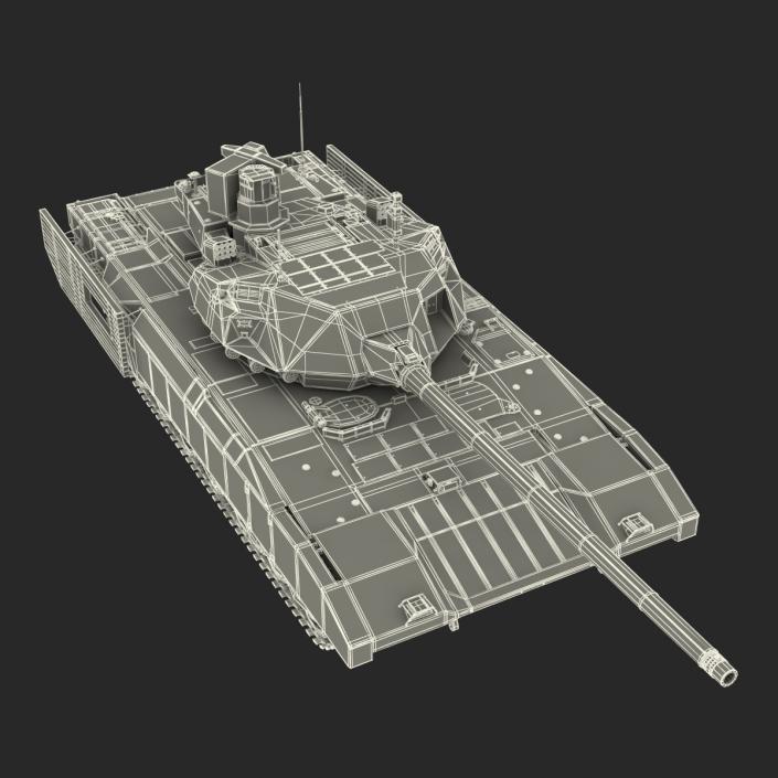 3D Russian Main Battle Tank T-14 Armata