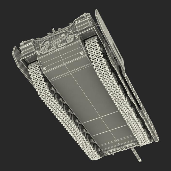 3D Russian Main Battle Tank T-14 Armata