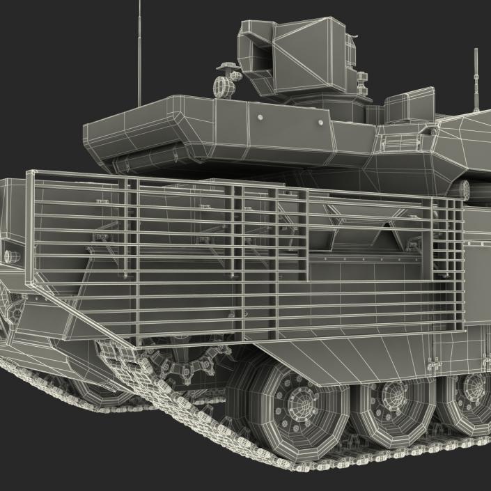 3D Russian Main Battle Tank T-14 Armata