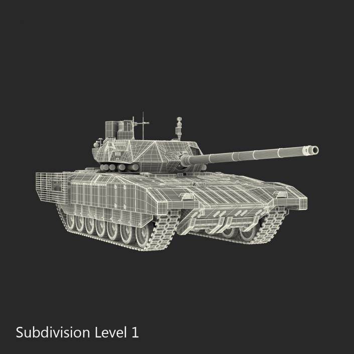 3D Tank T-14 Armata