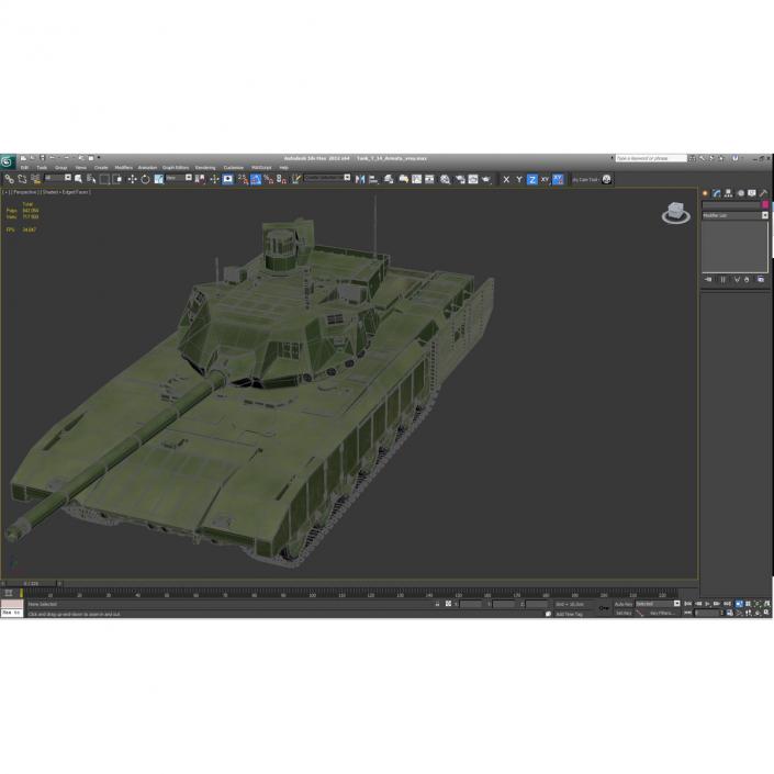 3D Tank T-14 Armata