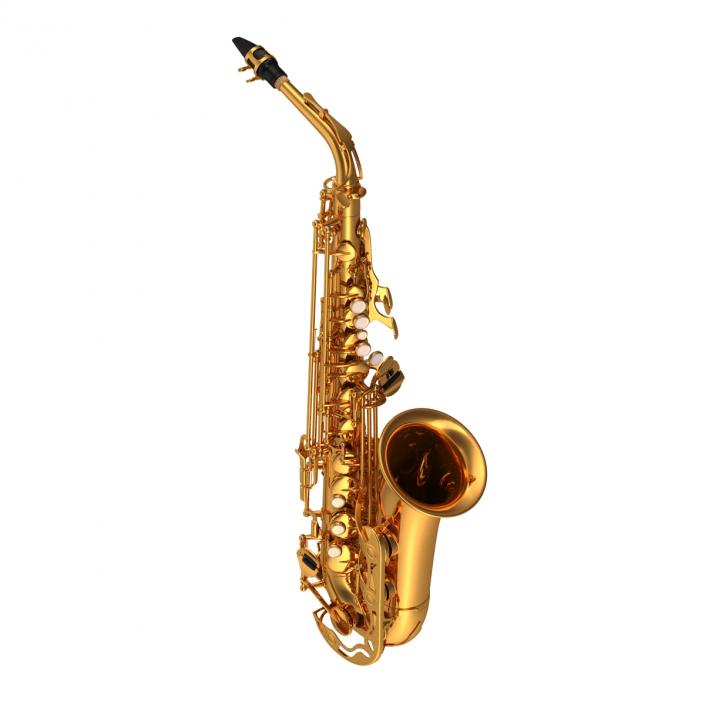 3D Golden Saxophone