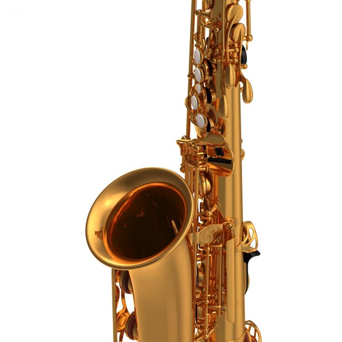 3D Golden Saxophone