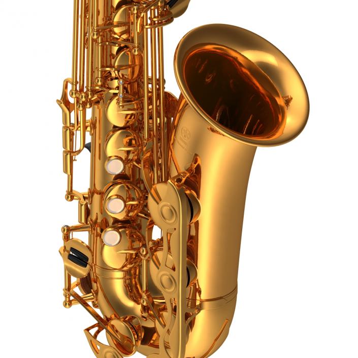 3D Golden Saxophone