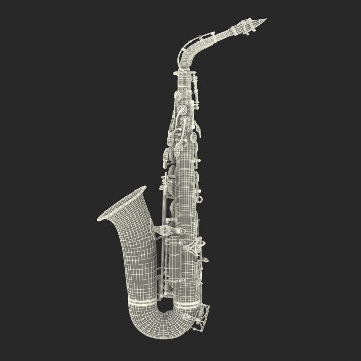 3D Golden Saxophone