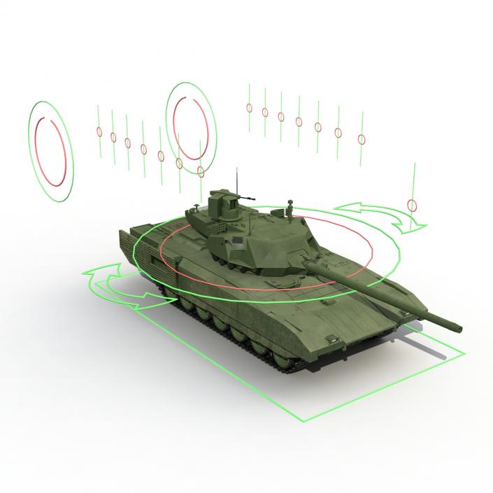 3D Rigged Russian Military Vehicles Collection model