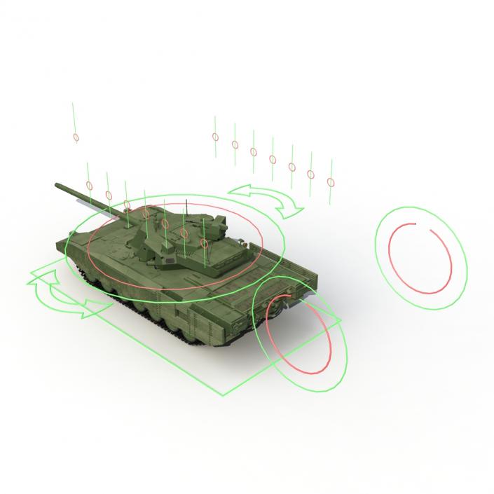 3D Rigged Russian Military Vehicles Collection model