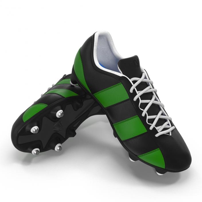 Football Boots 2 Green 3D