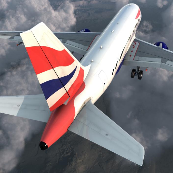 Airbus A318 British Airways 3D