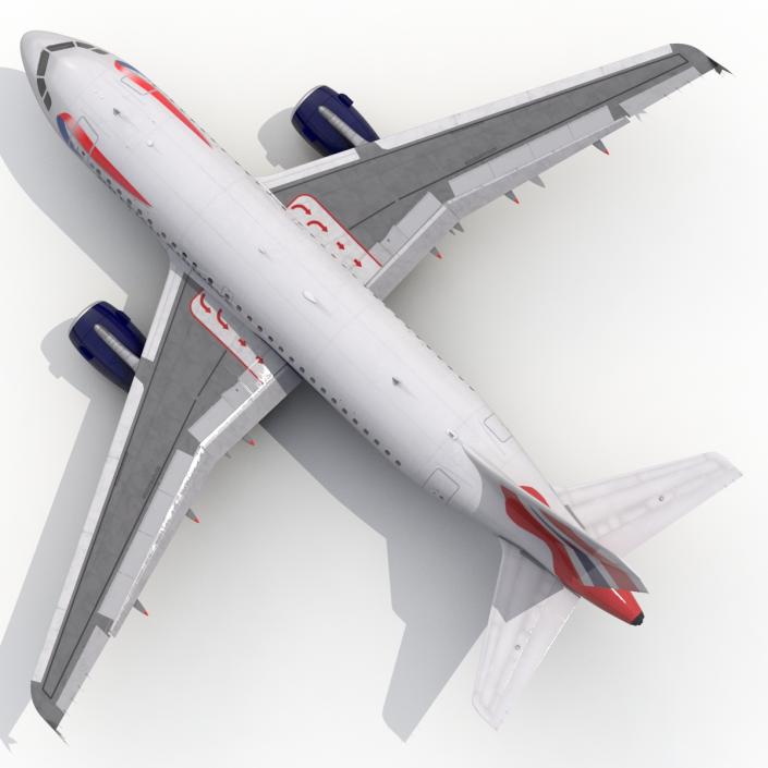 Airbus A318 British Airways 3D