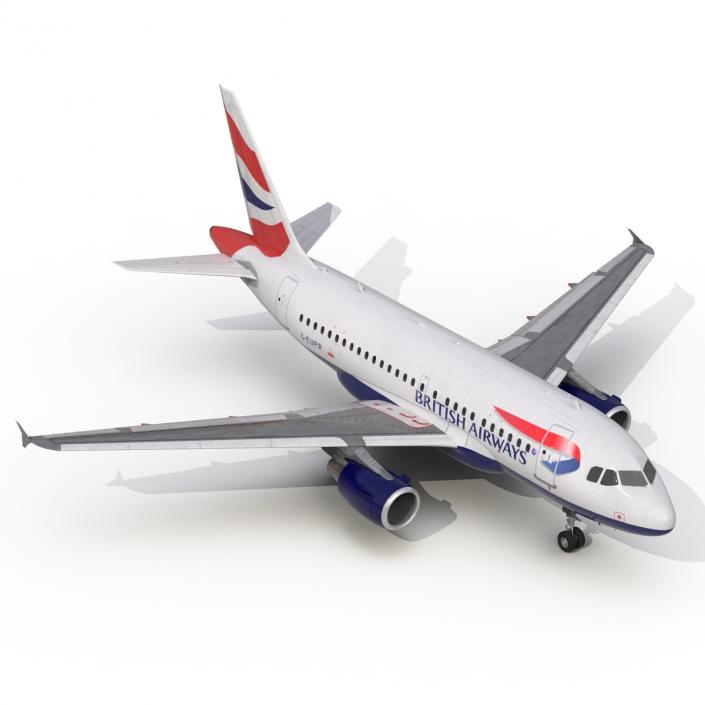 Airbus A318 British Airways 3D