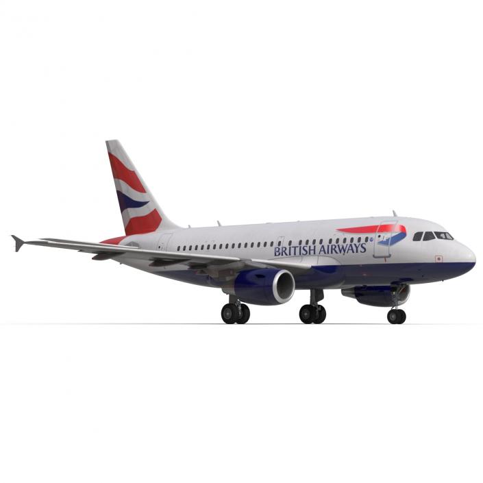 Airbus A318 British Airways 3D