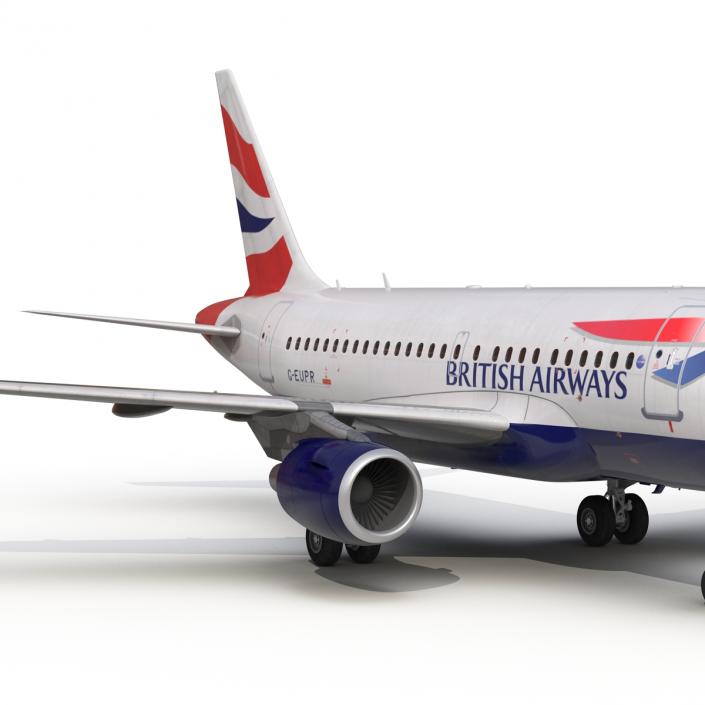 Airbus A318 British Airways 3D