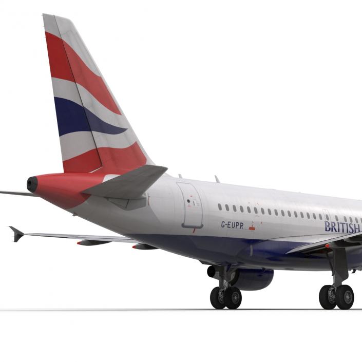 Airbus A318 British Airways 3D