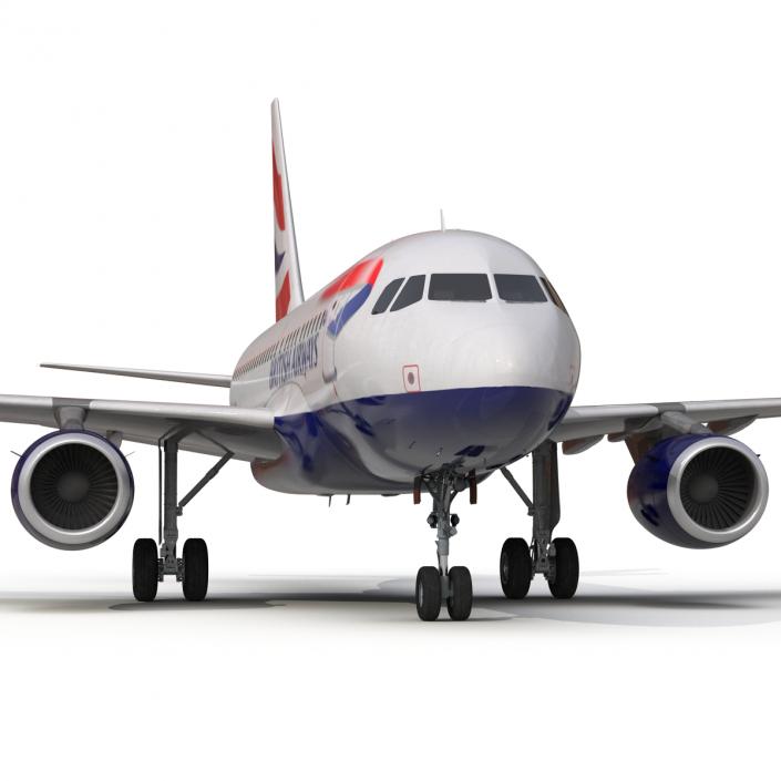 Airbus A318 British Airways 3D