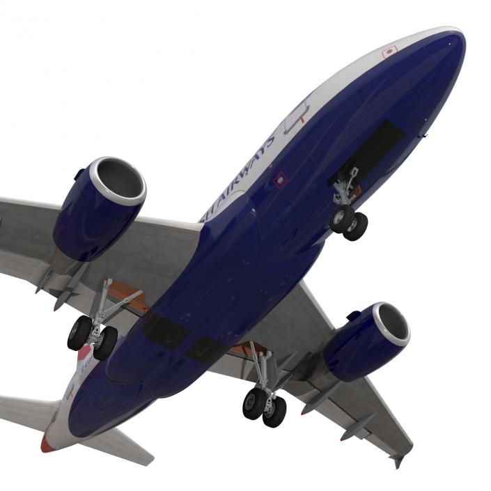 Airbus A318 British Airways 3D