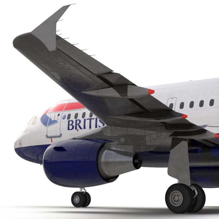 Airbus A318 British Airways 3D