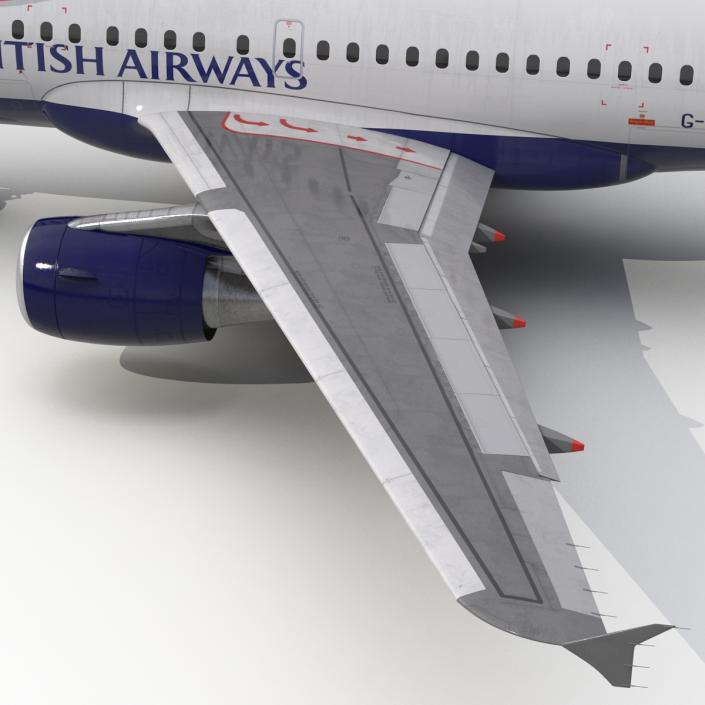 Airbus A318 British Airways 3D