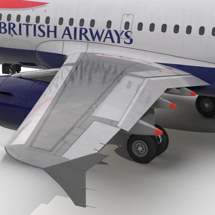 Airbus A318 British Airways 3D