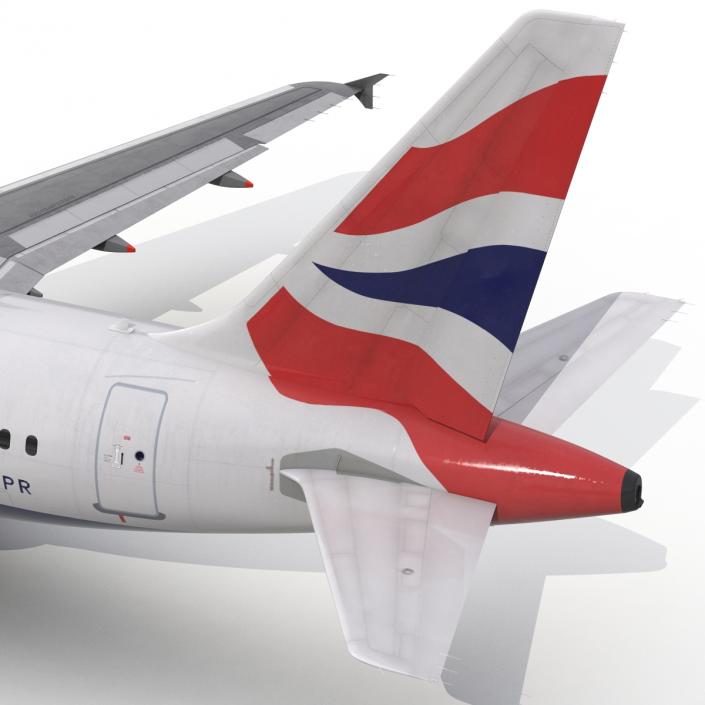 Airbus A318 British Airways 3D