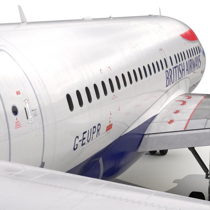 Airbus A318 British Airways 3D